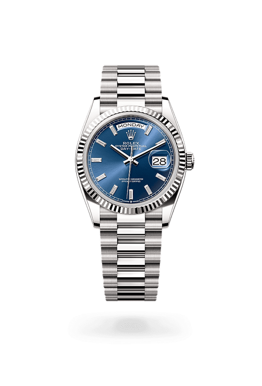 MONTRE DAY-DATE BLUE DIAL