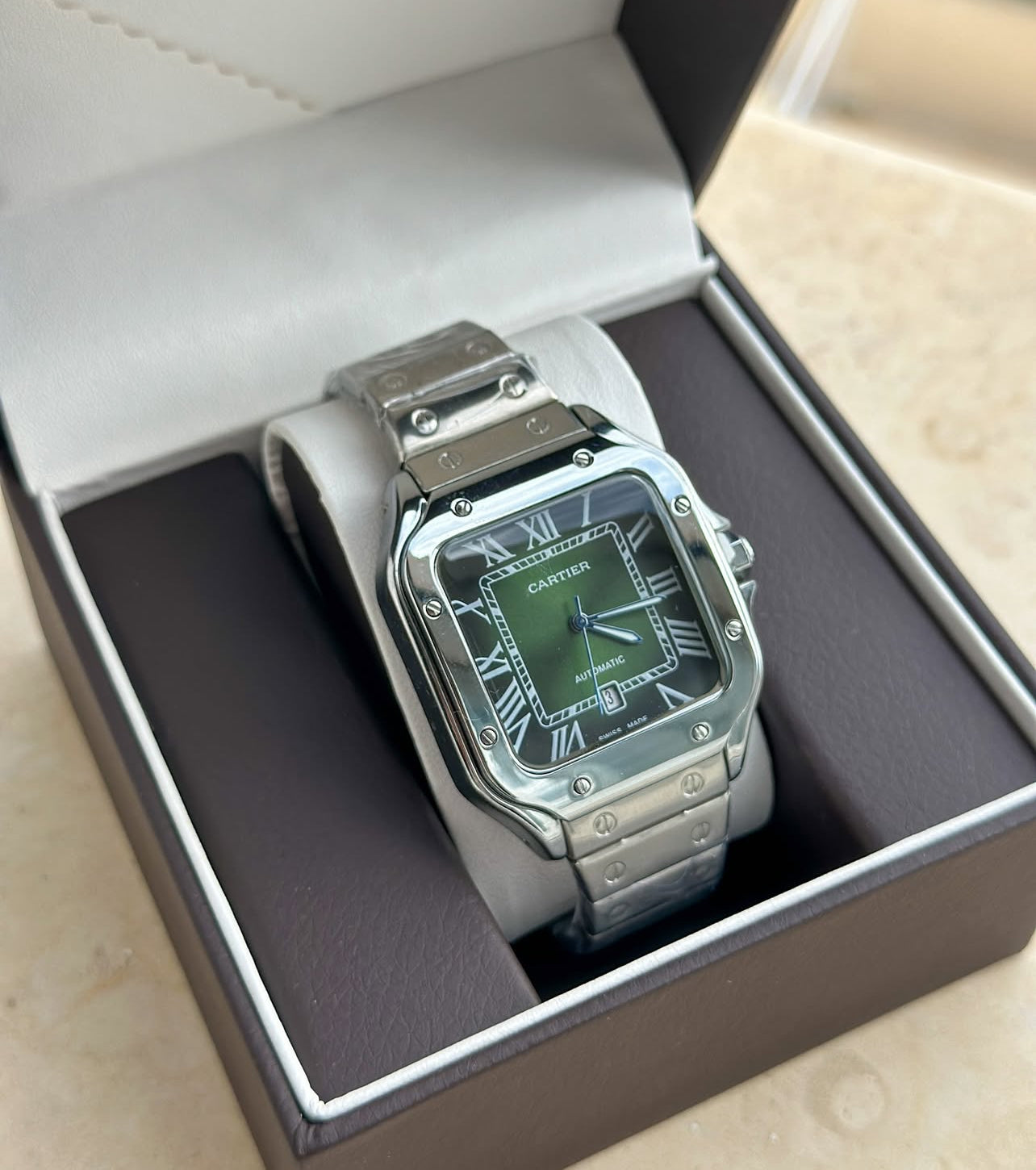 Montre Santos Green Dial