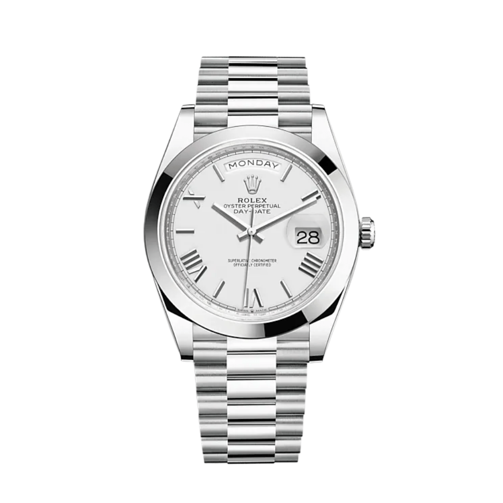 MONTRE DAY-DATE WHITE DIAL