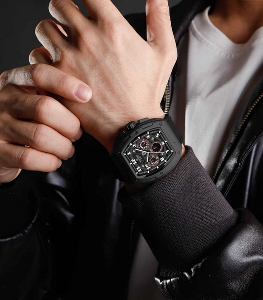 Naviforce NF8053 Noir Blanc Montre pour Homme