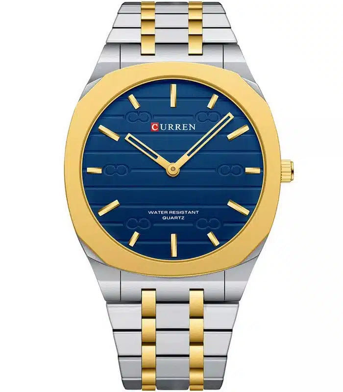 Montre Homme Curren 8444 Fond Bleu