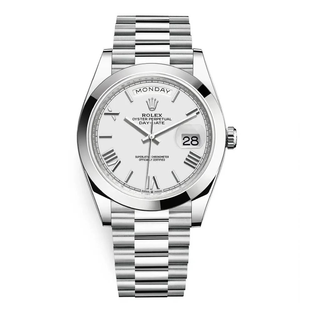ROLEX DAY-DATE 40 MM – CADRAN BLANC