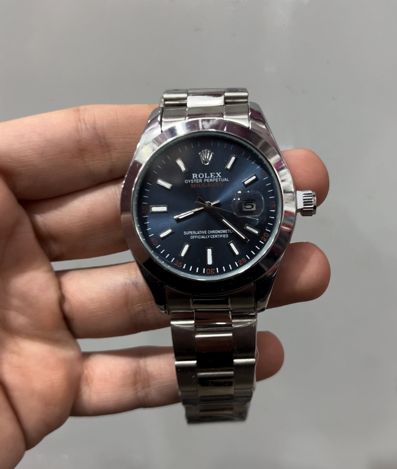 MONTRE MILGAUSS BLUE DIAL 116400 AUTOMATIC