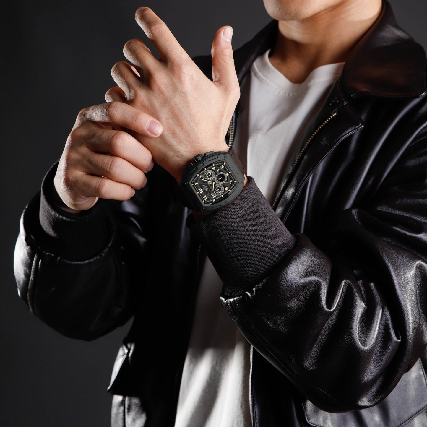 Naviforce NF8053 Marron Montre pour Homme