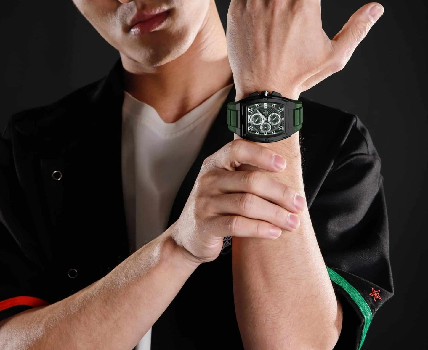 Naviforce NF8050 Vert Montre pour Homme