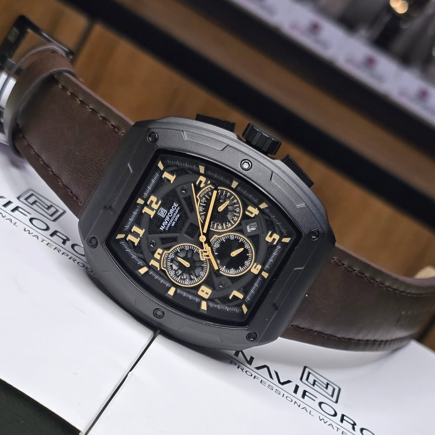 Naviforce NF8053 Marron Montre pour Homme