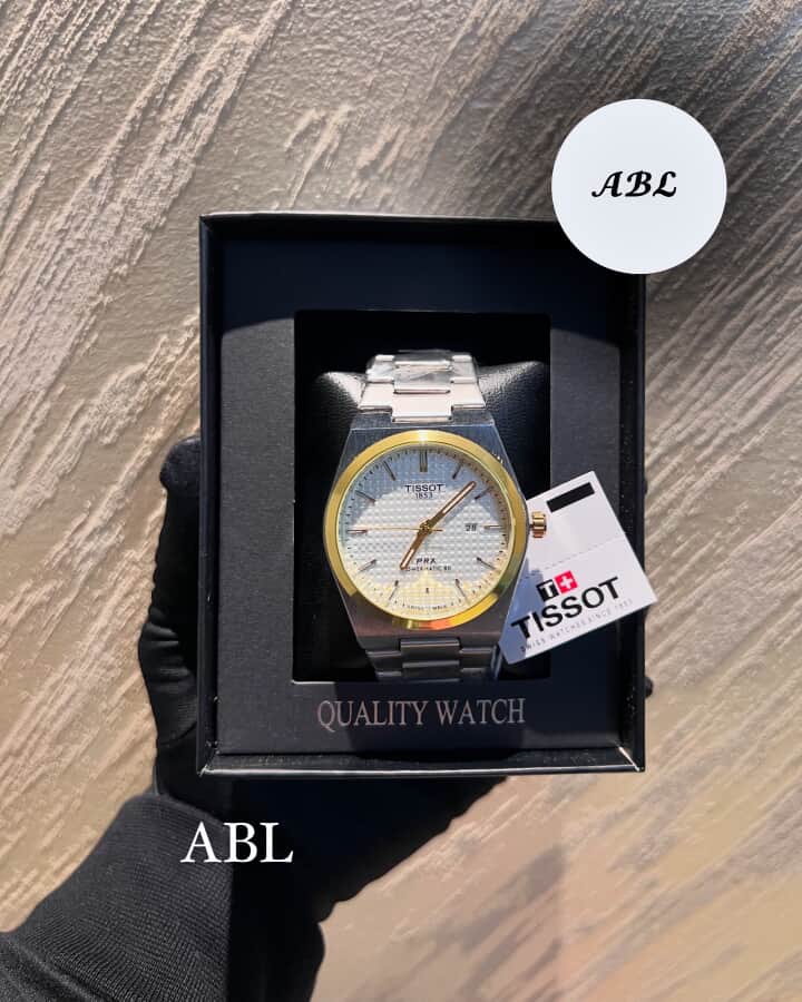 Montre PRX Powermatic White Dial Gold Bezel AUTOMATIC