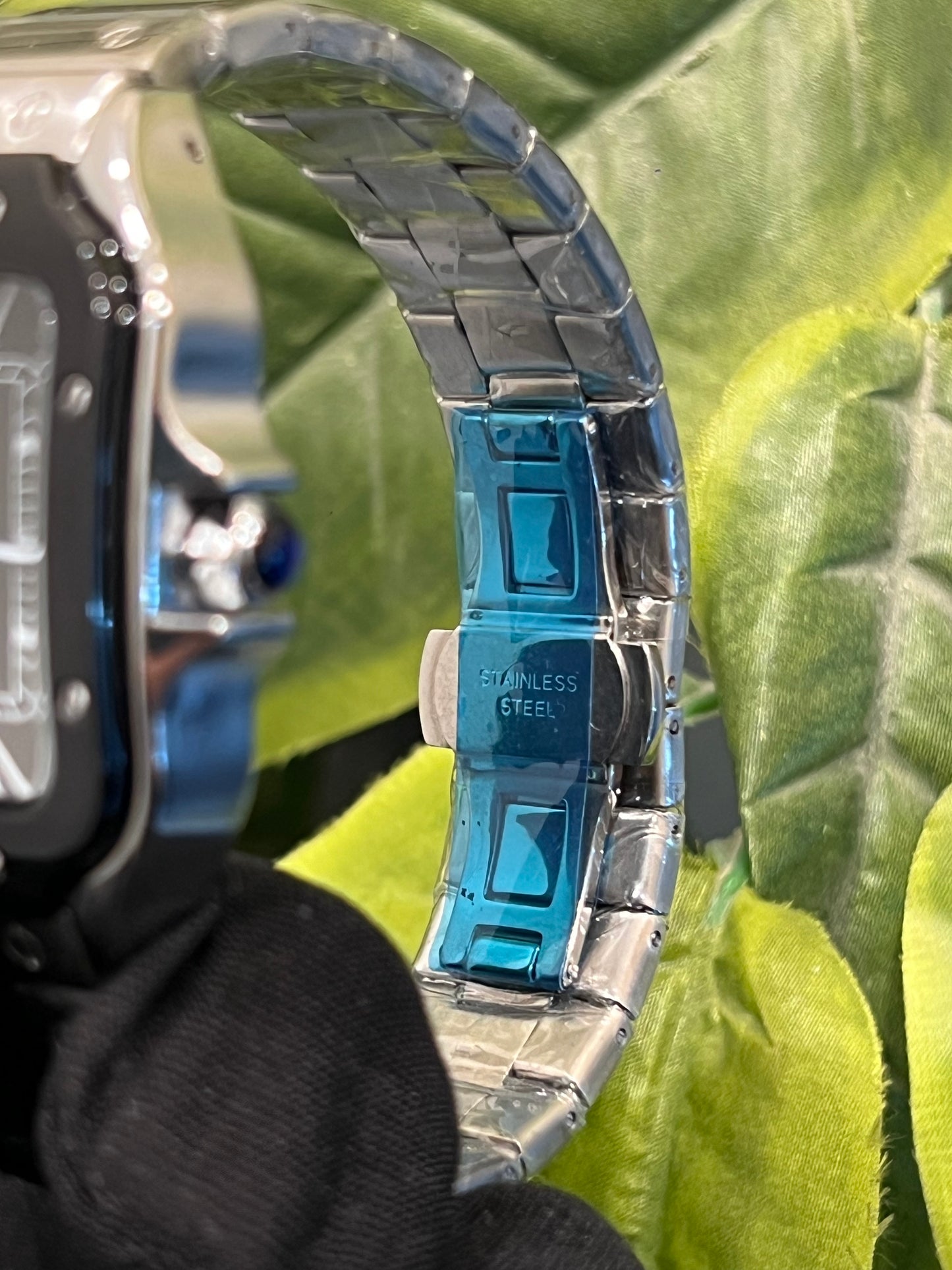 Cartier Santos Bezel & Black Dial