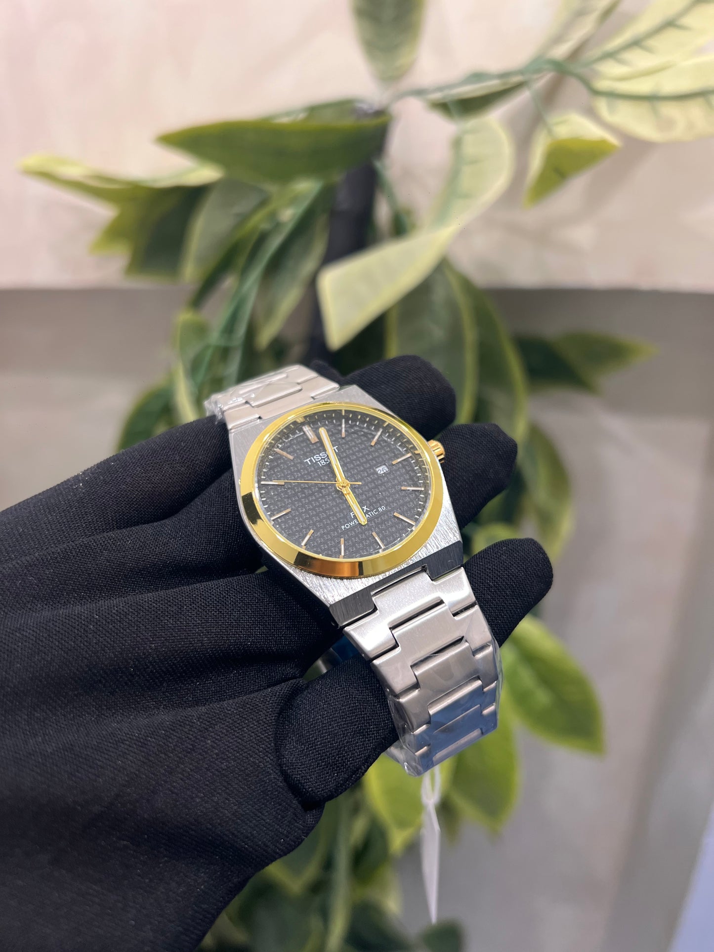 Montre PRX Powermatic Black Dial Gold Bezel AUTOMATIC