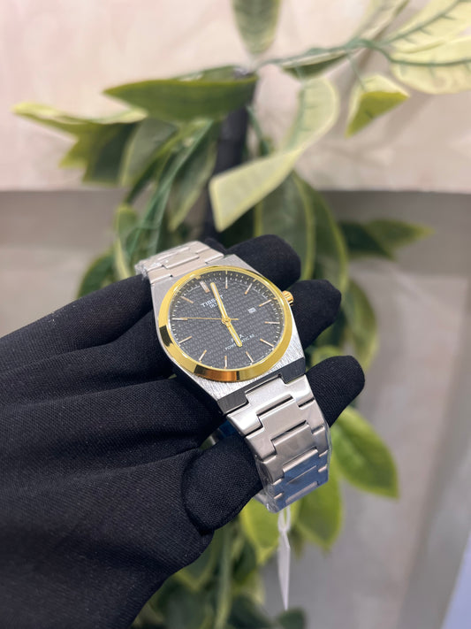 Montre PRX Powermatic Black Dial Gold Bezel AUTOMATIC