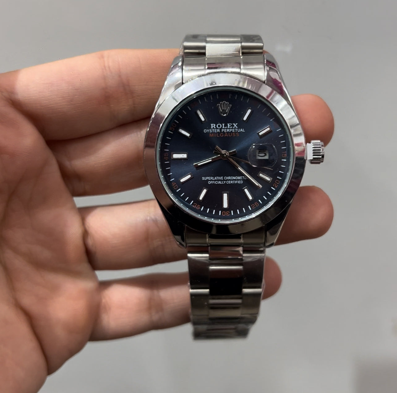 MONTRE MILGAUSS BLUE DIAL 116400 AUTOMATIC