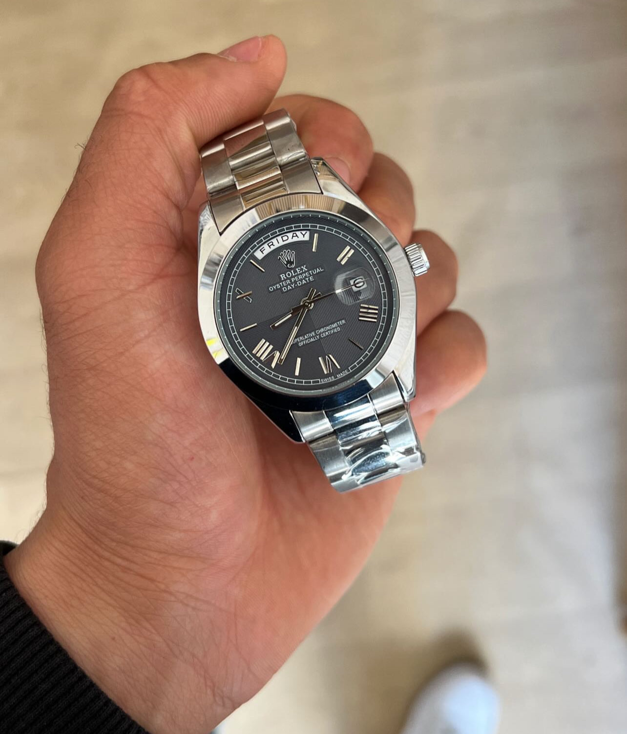 Montre DAY-DATE BLUE DIAL