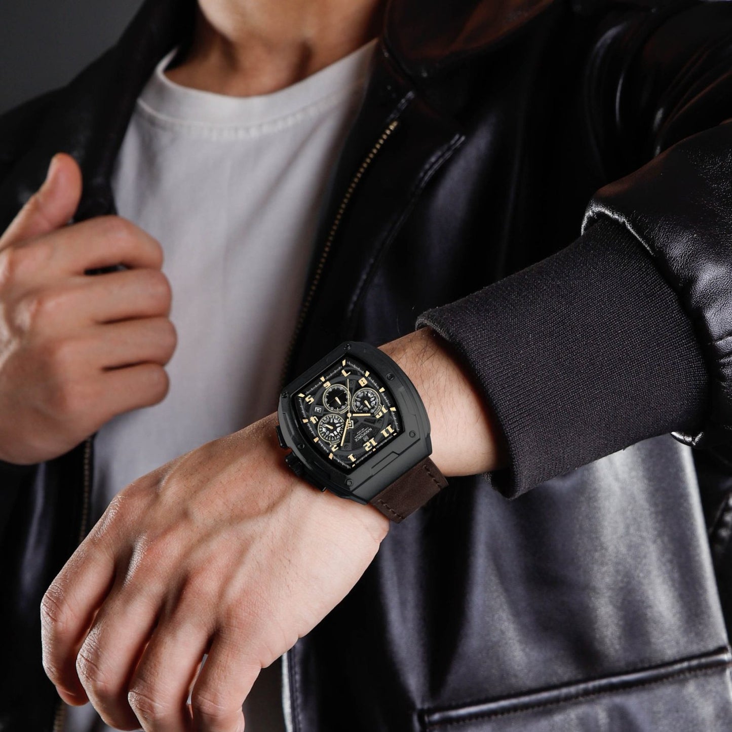 Naviforce NF8053 Marron Montre pour Homme