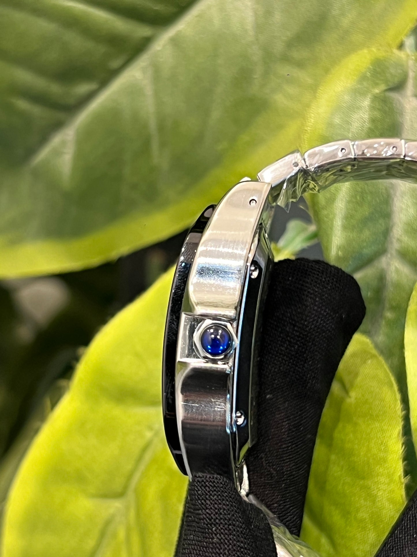 Cartier Santos Bezel & Black Dial