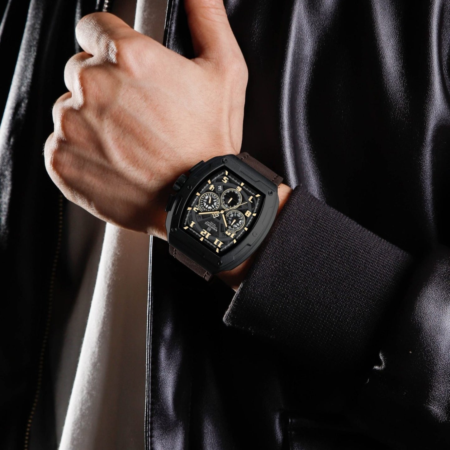 Naviforce NF8053 Marron Montre pour Homme