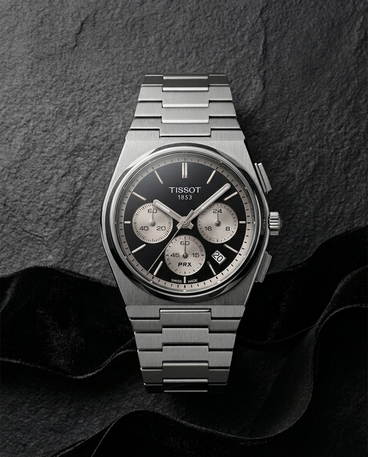 Tissot Prx Chronographe – Fond Noir