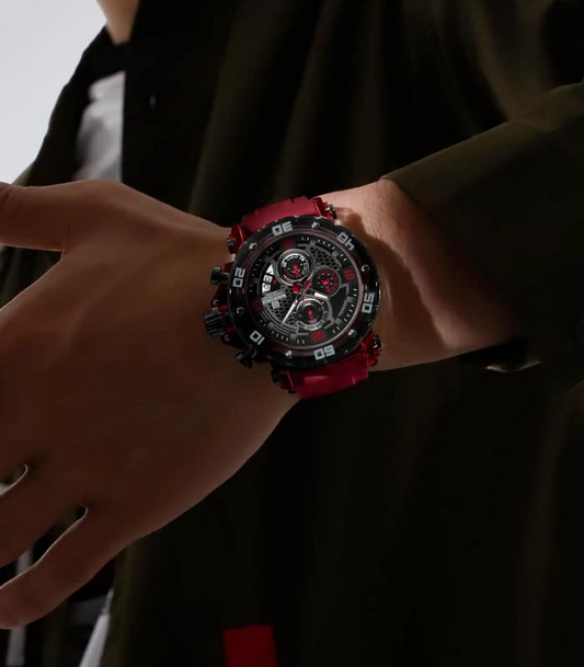 Naviforce NF7123 Rouge Montre pour Homme