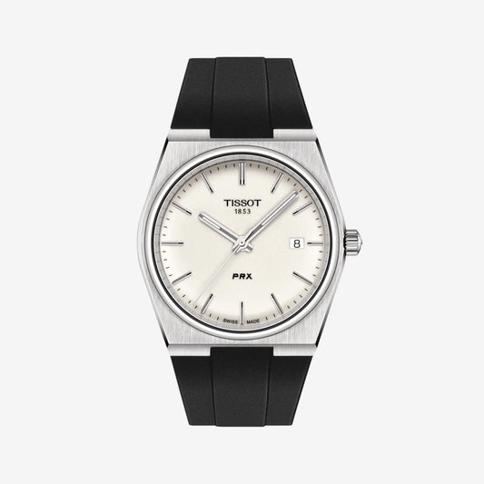 Montre PRX – CADRAN BLANC & BRACELET NOIR
