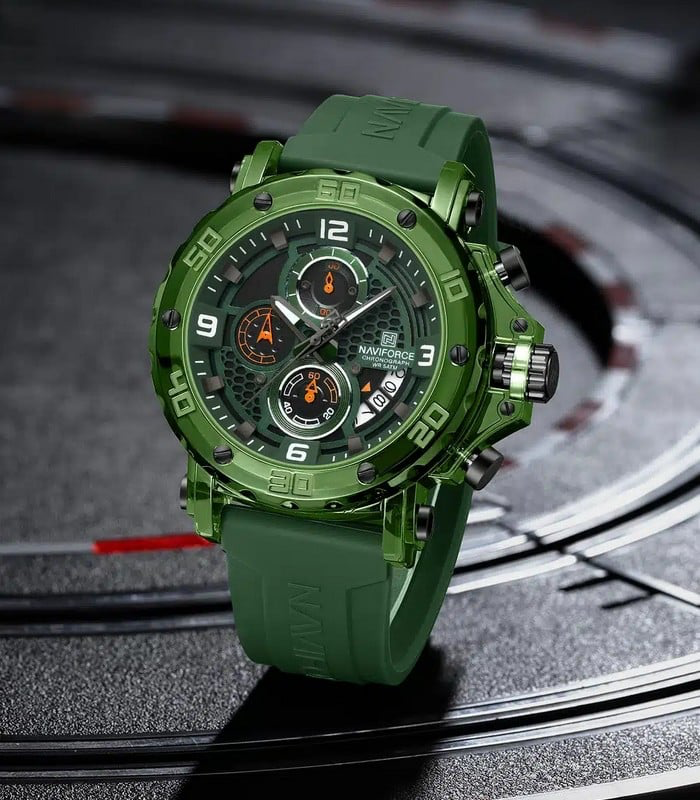 Naviforce NF7123 Vert Montre Pour Homme