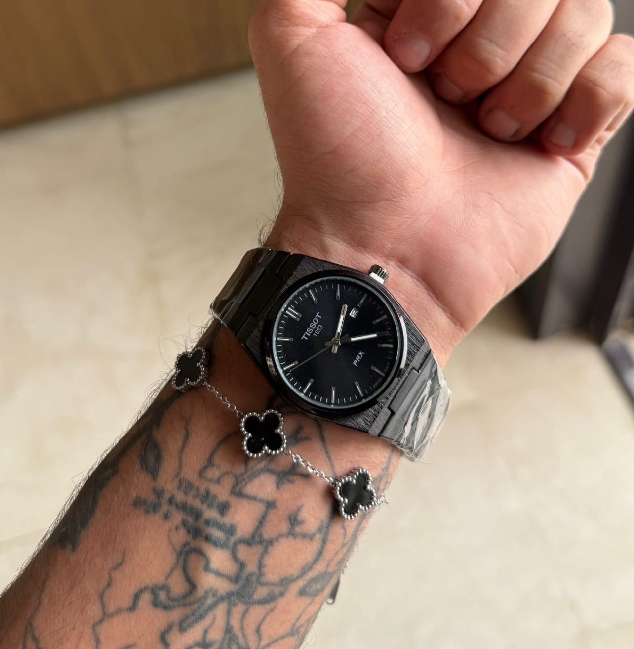 Montre Prx Full Black + Bracelet