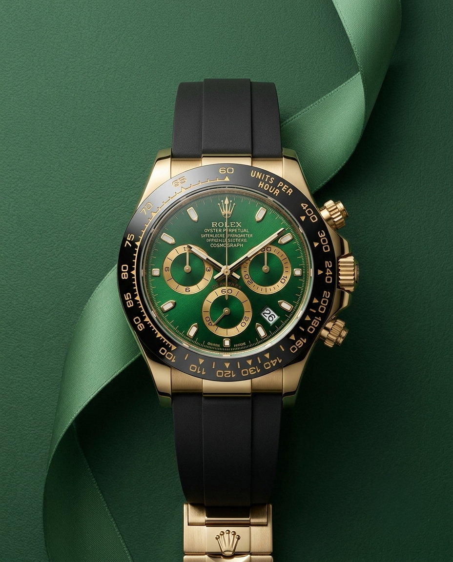 Rolex Cosmograph Daytona Gold & Green Dial