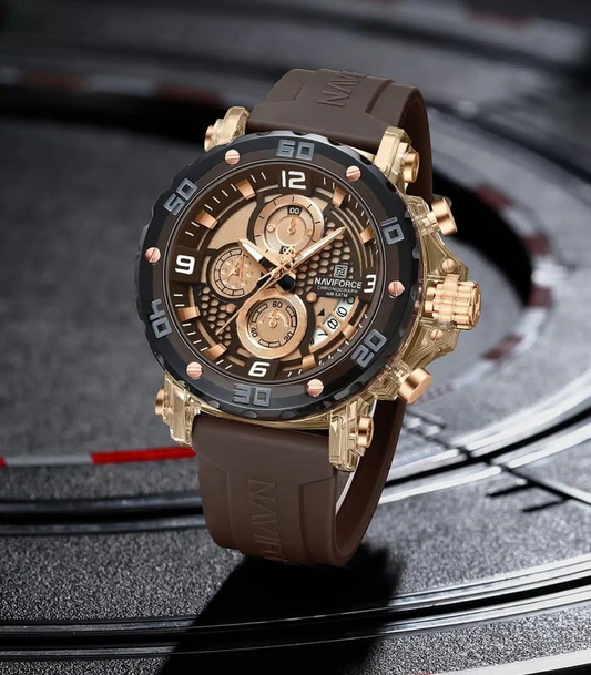 Naviforce NF7123 Marron Montre pour Homme