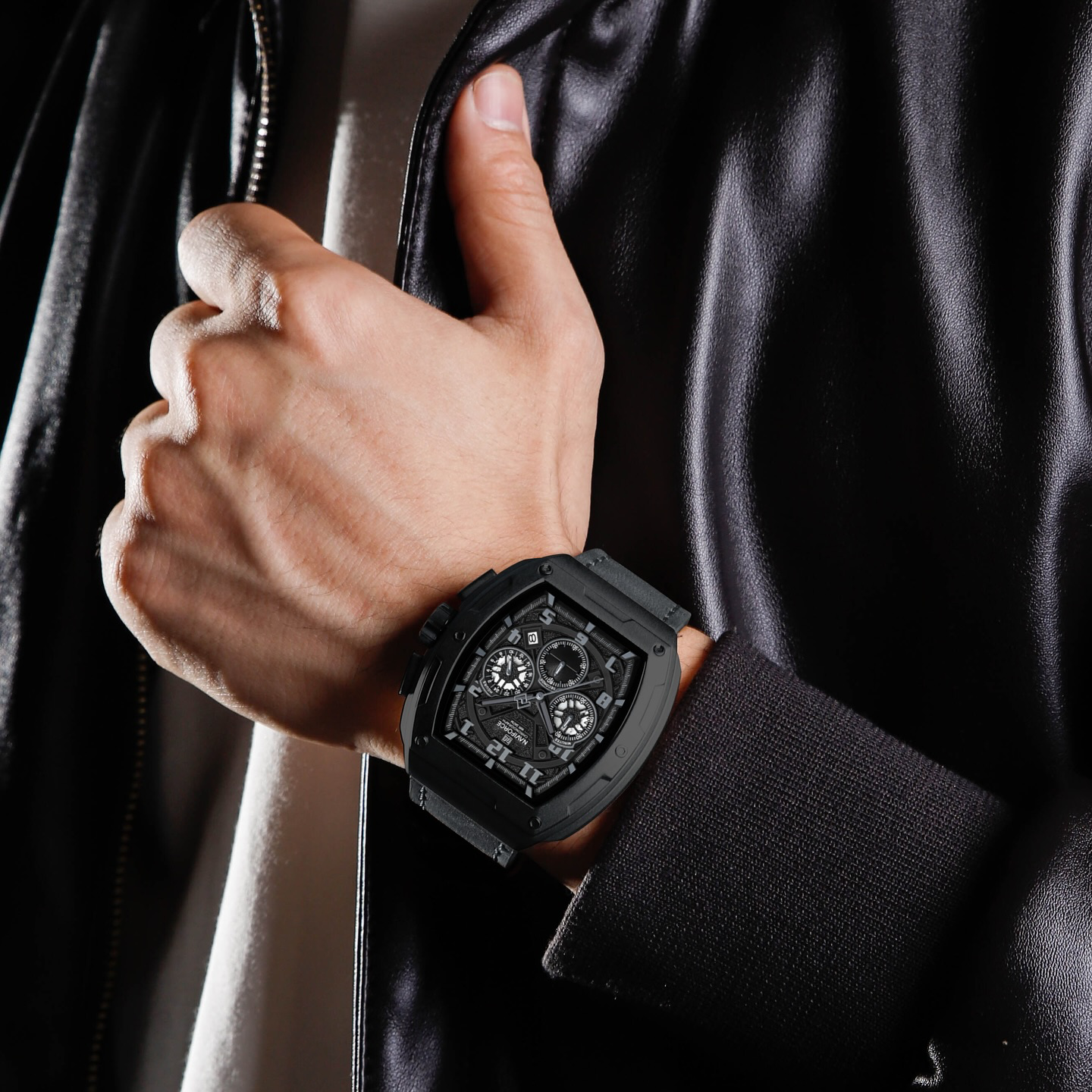 Naviforce NF8053 Noir Montre pour Homme