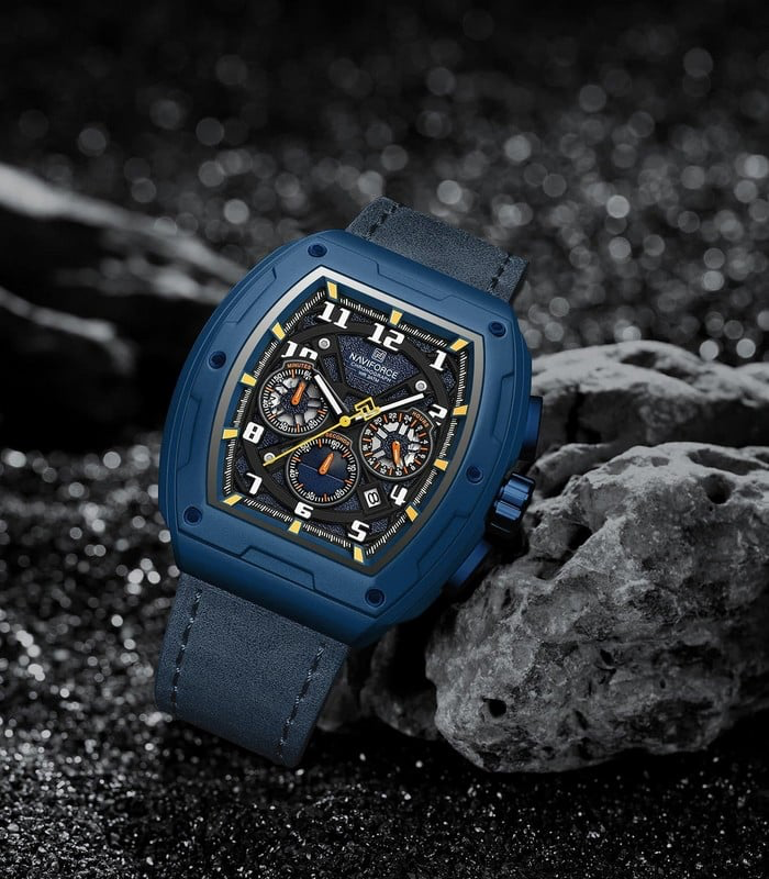 Naviforce NF8053 Bleu Montre pour Homme