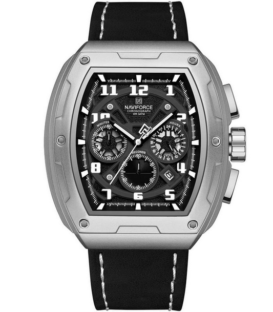 Naviforce NF8053 Argent Montre pour Homme