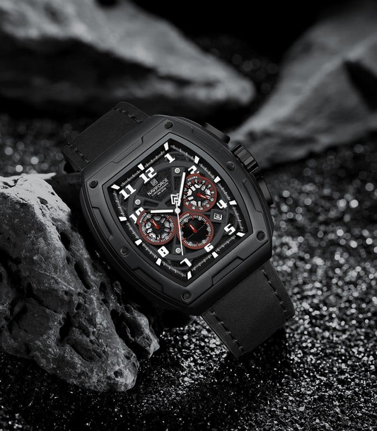Naviforce NF8053 Noir Blanc Montre pour Homme