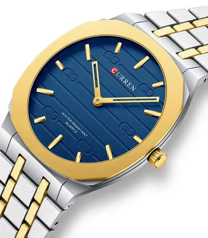 Montre Homme Curren 8444 Fond Bleu