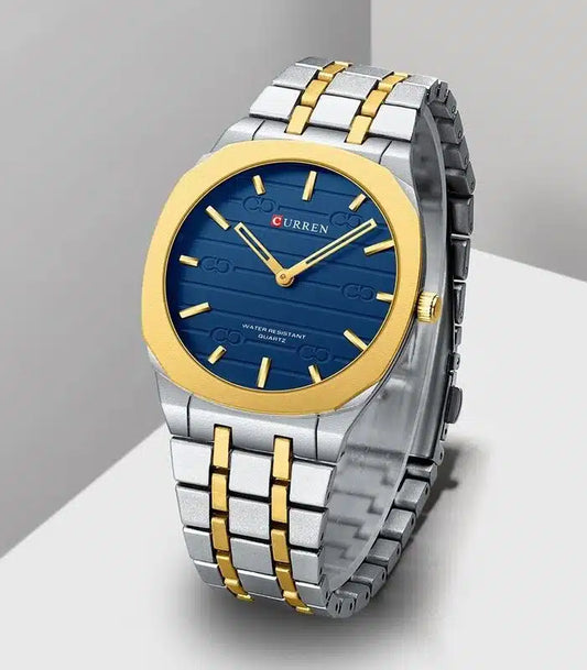 Montre Homme Curren 8444 Fond Bleu