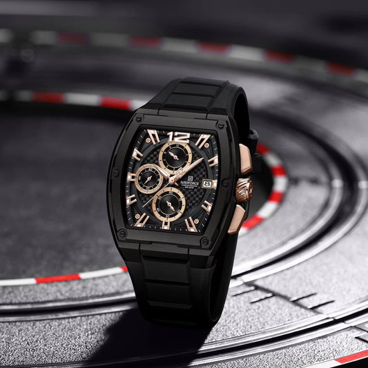 Naviforce NF8050 Noir Rose Montre pour Homme