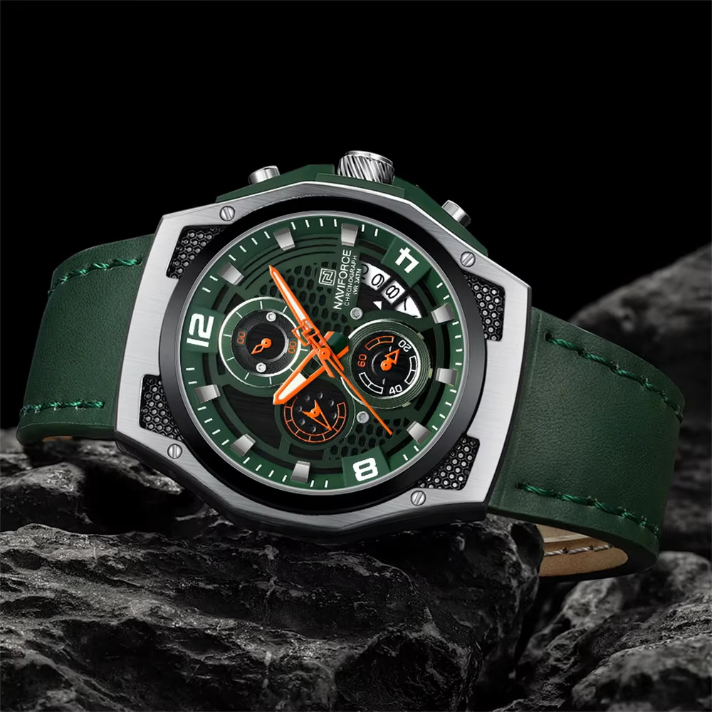 Naviforce NF8051L Vert Montre pour Homme