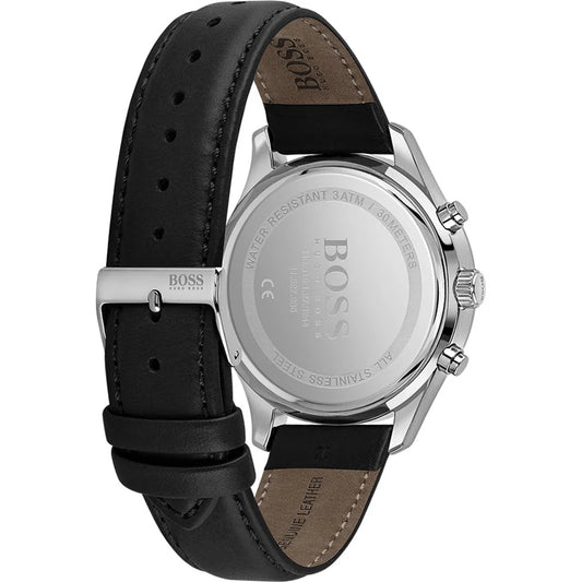Montre Hugo Boss black Leather