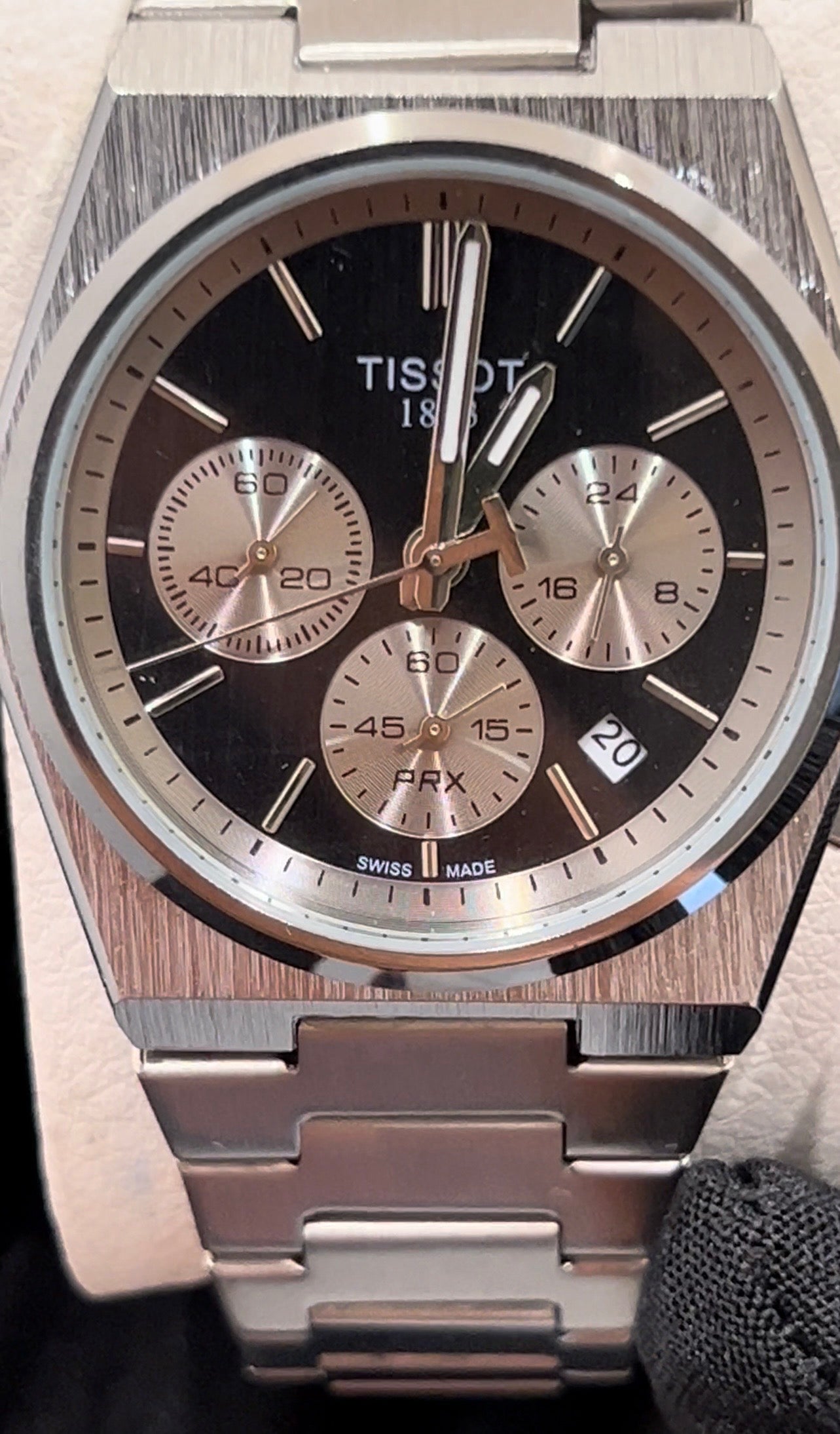 Tissot Prx Chronographe – Fond Noir