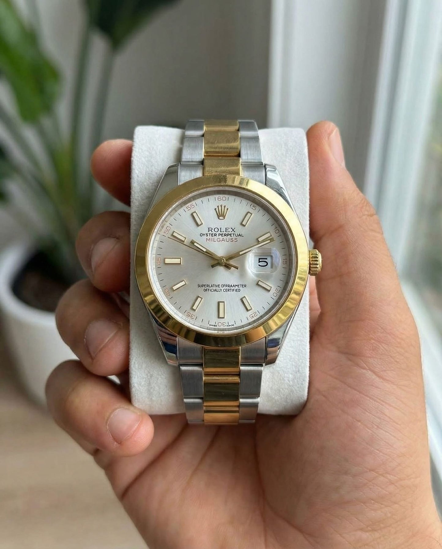 MONTRE MILGAUSS BLUE DIAL 116400 AUTOMATIC