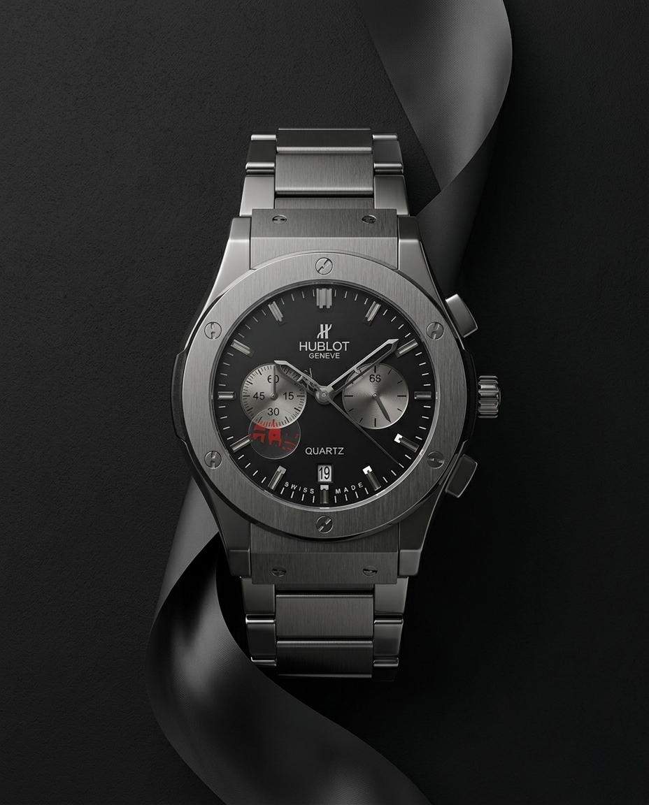 HUBLOT FUSION CHRONOGRAPH 40 MM – NOIR & BLANC