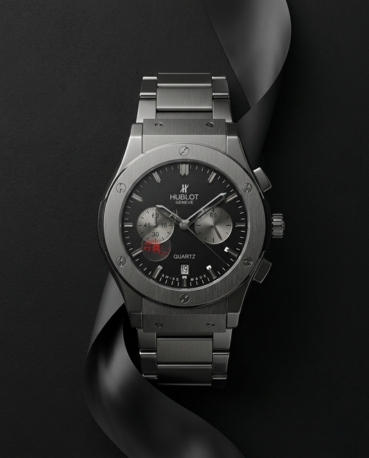 HUBLOT FUSION CHRONOGRAPH 40 MM – NOIR & BLANC