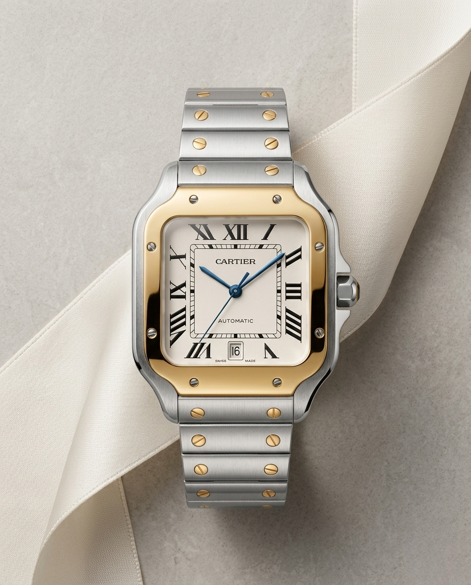 Cartier Santos Gold