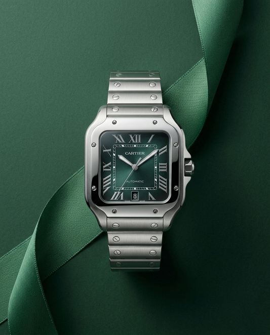 Cartier Santos Green Dial