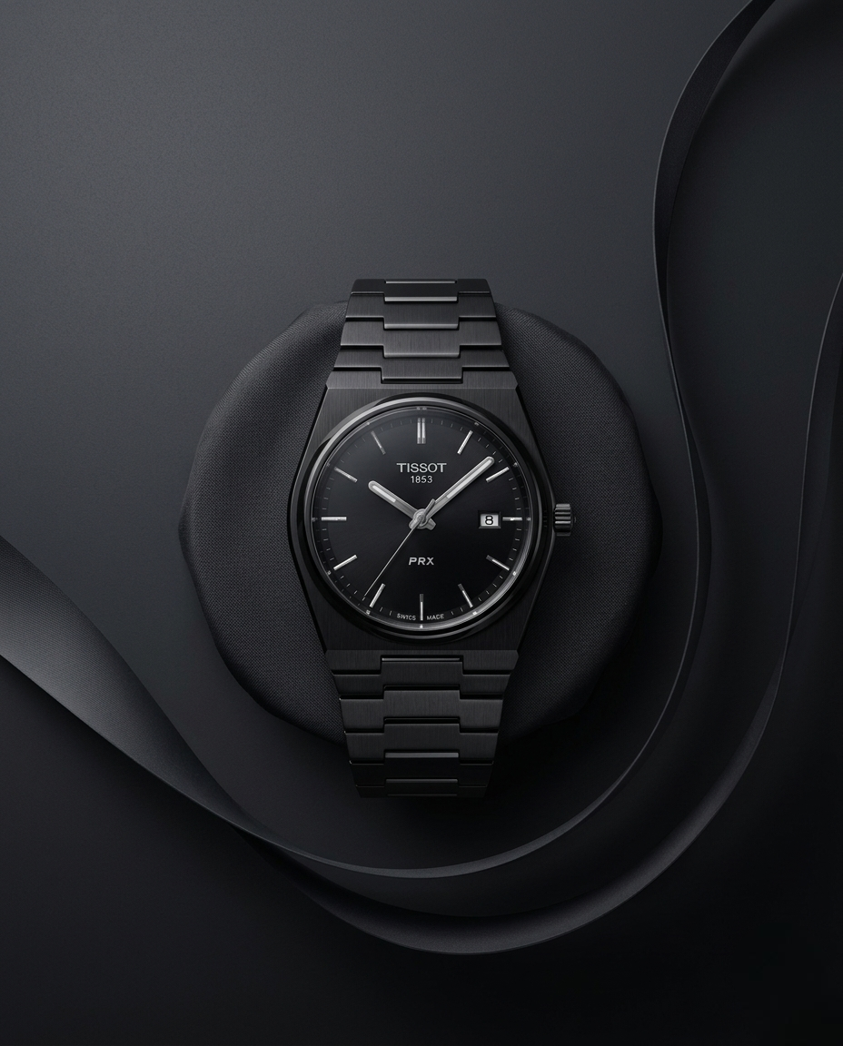 Tissot Prx – Noir Fond Noir