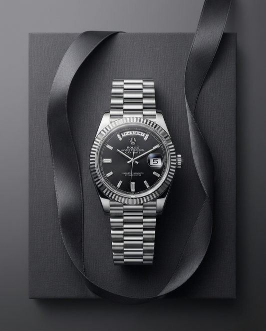 MONTRE DAY-DATE BLACK DIAL