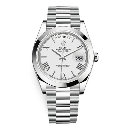 ROLEX DAY-DATE 40 MM – CADRAN BLANC