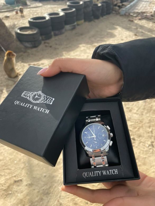 Montre 1853 Couturier - Blue dial