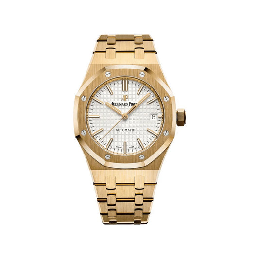 AUDEMARS PIGUET ROYAL OAK – OR & CADRAN BLANC