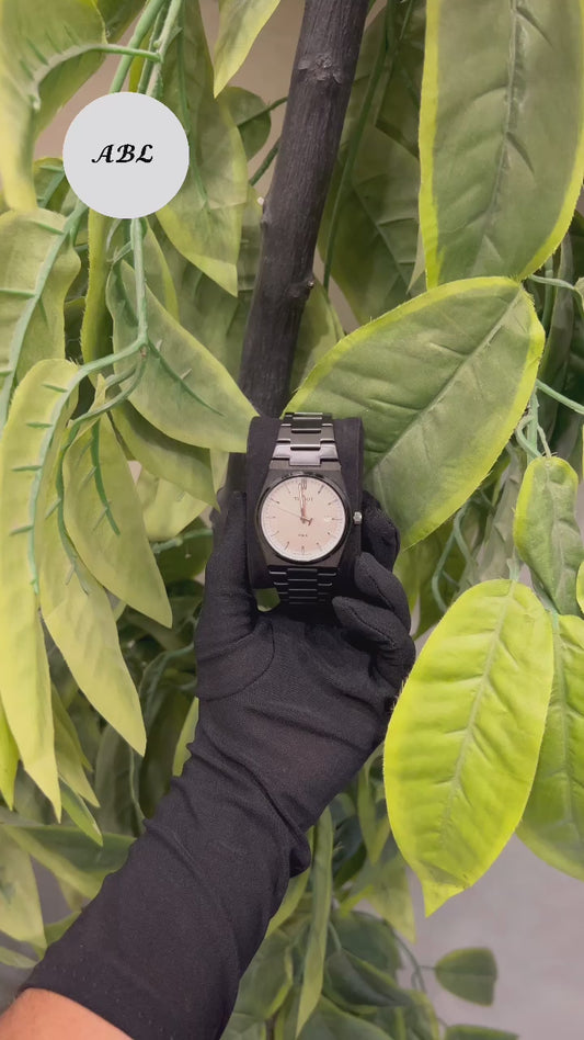 Montre PRX NOIR & CADRAN BLANC 35mm – 40mm